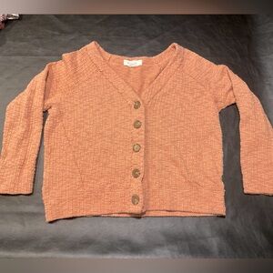 Two by Vince Camuto Cardigan- Burnt Orange